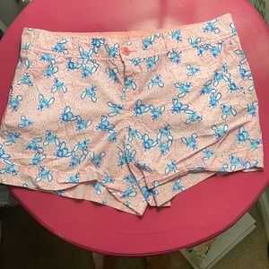 Lilly Pulitzer Bumble Bee Cotton Shorts (Size 14)